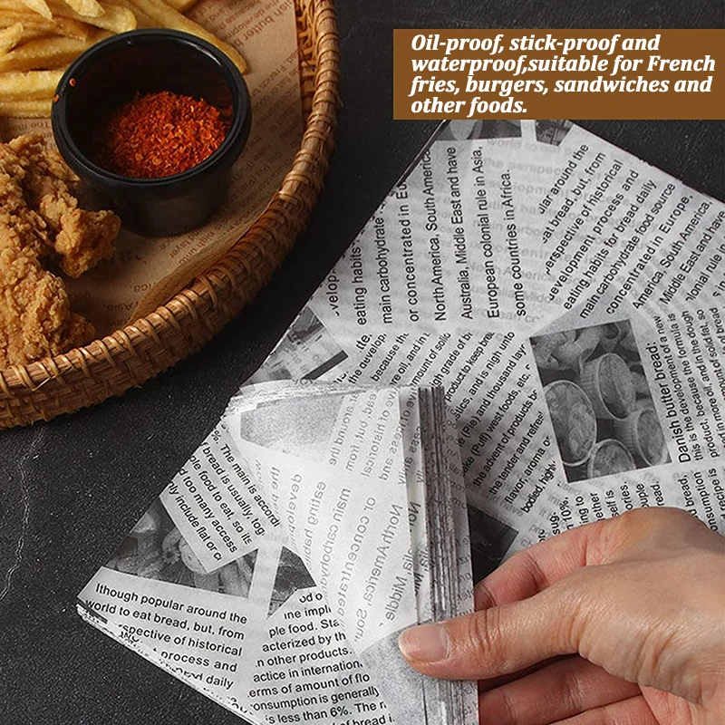 50pcs Oil-Proof Baking Food Wr - Kitchen Baking Mat recension och pris