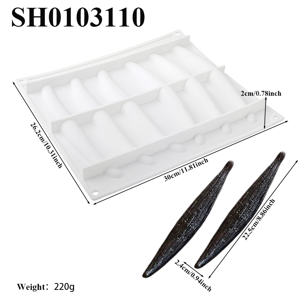 1 or 6 or 10-Cell Vanilla Pod  - Kitchen Design For Baking recension och pris