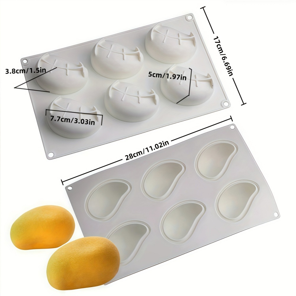 3D Mango Design Silicone Cake  - Kitchen Design For Baking recension och pris