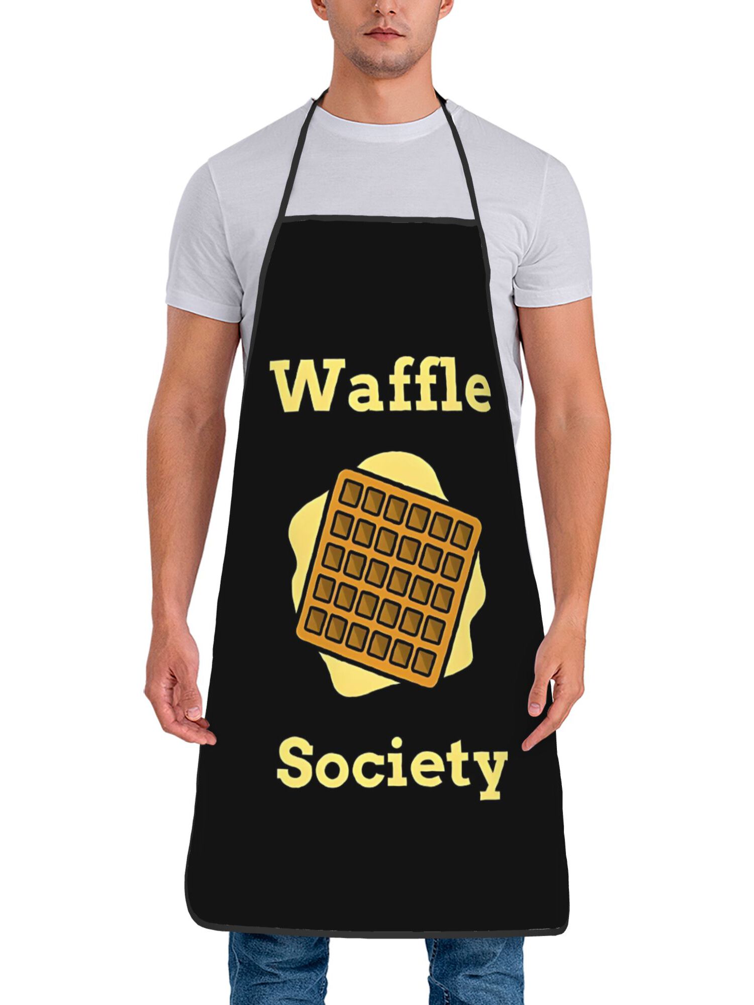 Waffle Society Kitchen Apron - - Kitchen Baking Quotes recension och pris