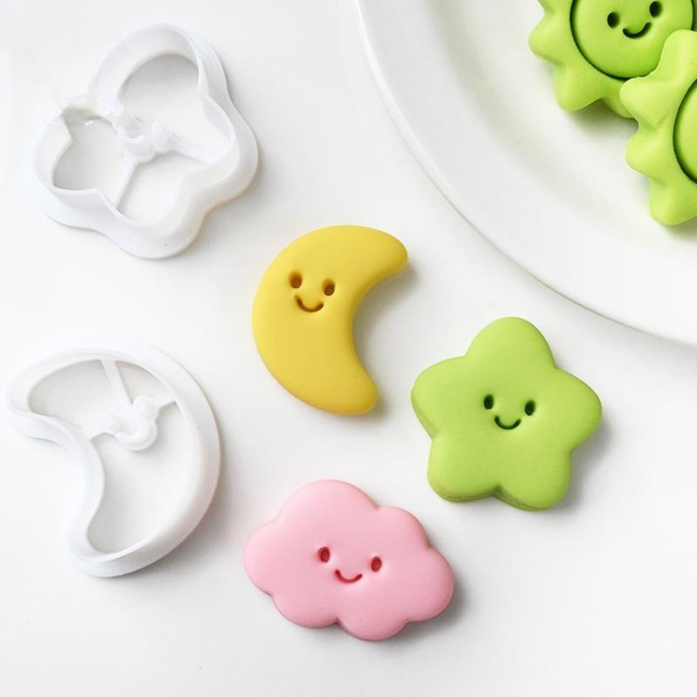 Cookie Cutters Moon Stars Sun  - Kitchen Baking Cake recension och pris