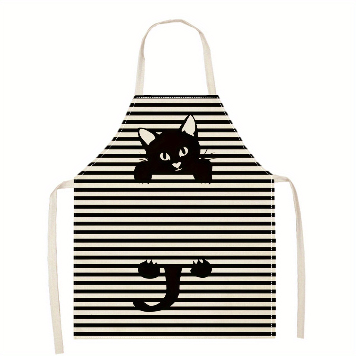 Linen Apron Funny Cat Sunglass - Kitchen Baking Area Ideas recension och pris