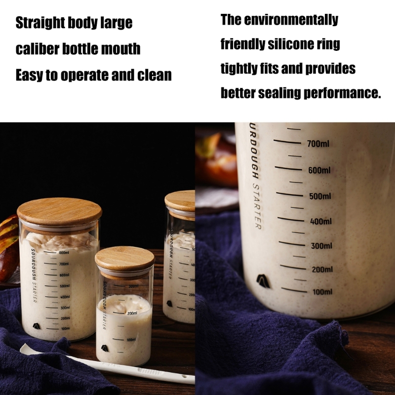 Sourdough Proofing Jar Kitchen - Kitchen Baking Storage Containers recension och pris