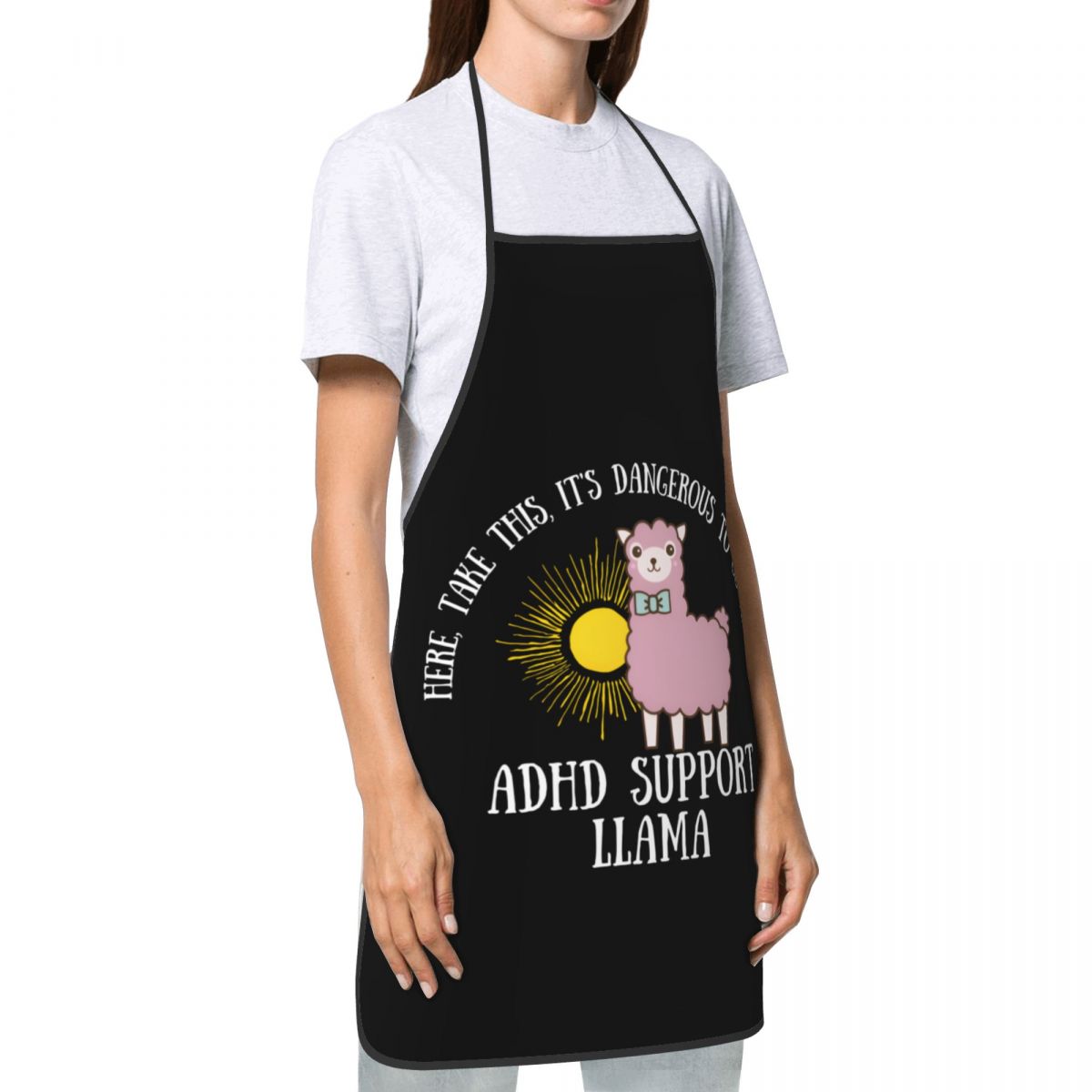 Unisex ADHD Support Llama Quot - Kitchen Baking Quotes recension och pris