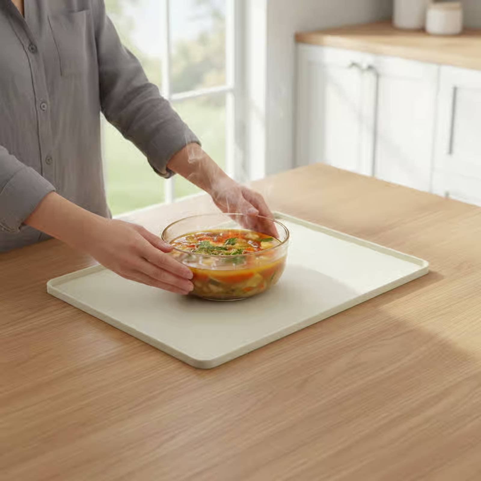 Silicone Microwave Top Mat Fle - Kitchen Baking Mat recension och pris